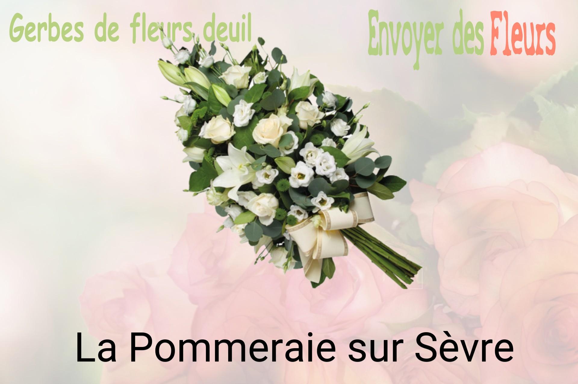 Gerbe de fleurs de deuil livrée à La Pommeraie-sur-Sèvre